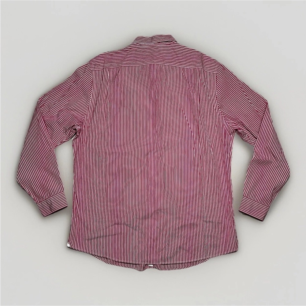 Thomas Pink Men’s Long Sleeve Button Up Striped Casual Shirt Size XL - Picture 4 of 5
